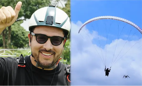 Paraglider from Mexico Tries SkyTow for the First Time
